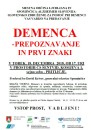 DEMENCA - PREPOZNAVANJE IN PRVI ZNAKI